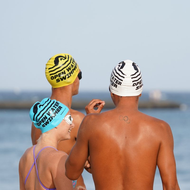 Cască de înot  BuddySwim OWS Silicone yellow 3