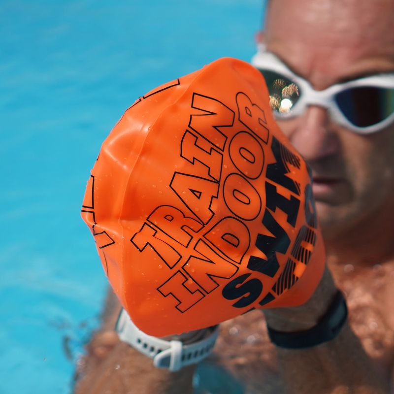 Cască de înot  BuddySwim TSO Silicone orange 2
