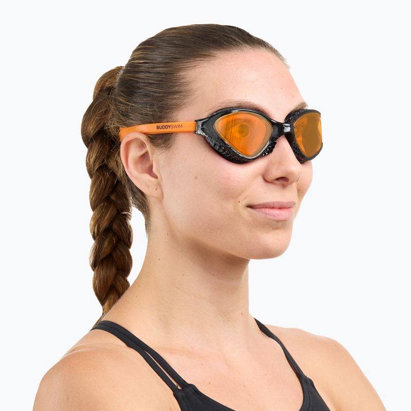 Ochelari înot BuddySwim Ozean black/orange/orange 3