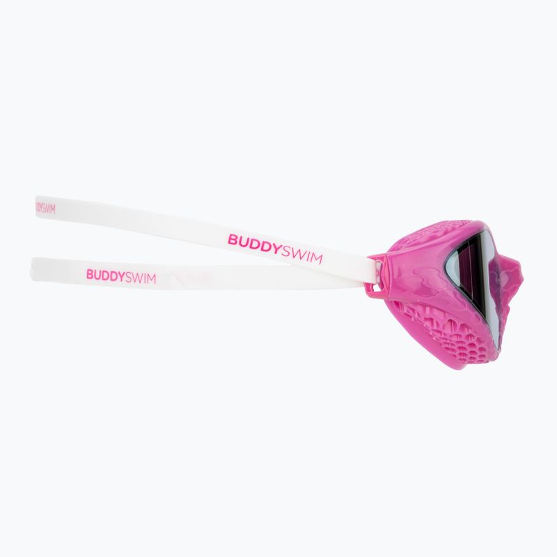 Ochelari înot BuddySwim OzeanX Mirror pink/white/iridium 3