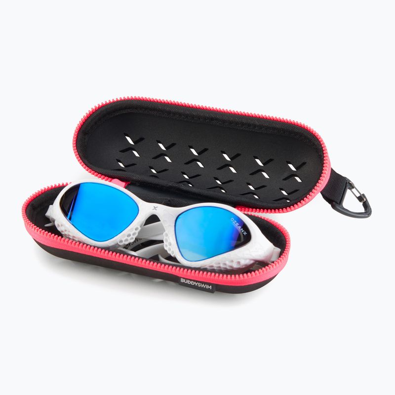 Etui pentru ochelari înot BuddySwim EVA Goggle Case black/pink 2