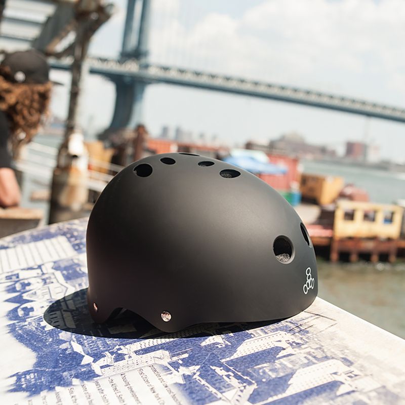 Cască Triple Eight The Certified Sweatsaver black 4