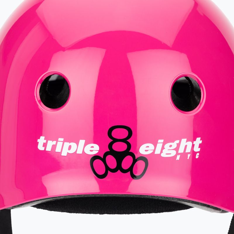 Cască Triple Eight The Certified Sweatsaver pink glossy 7
