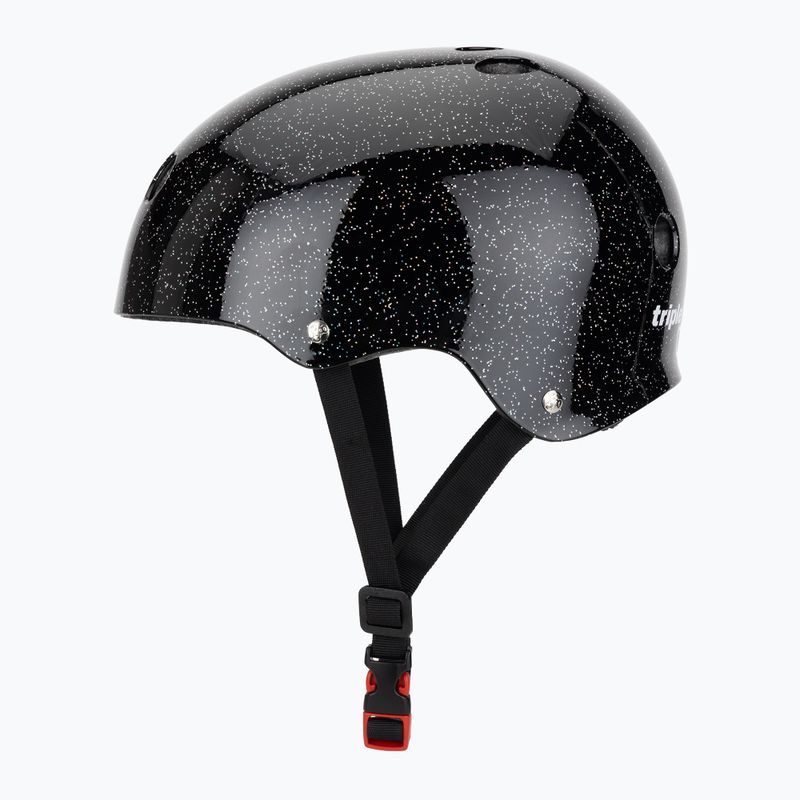 Cască Triple Eight The Certified Sweatsaver black glitter 3