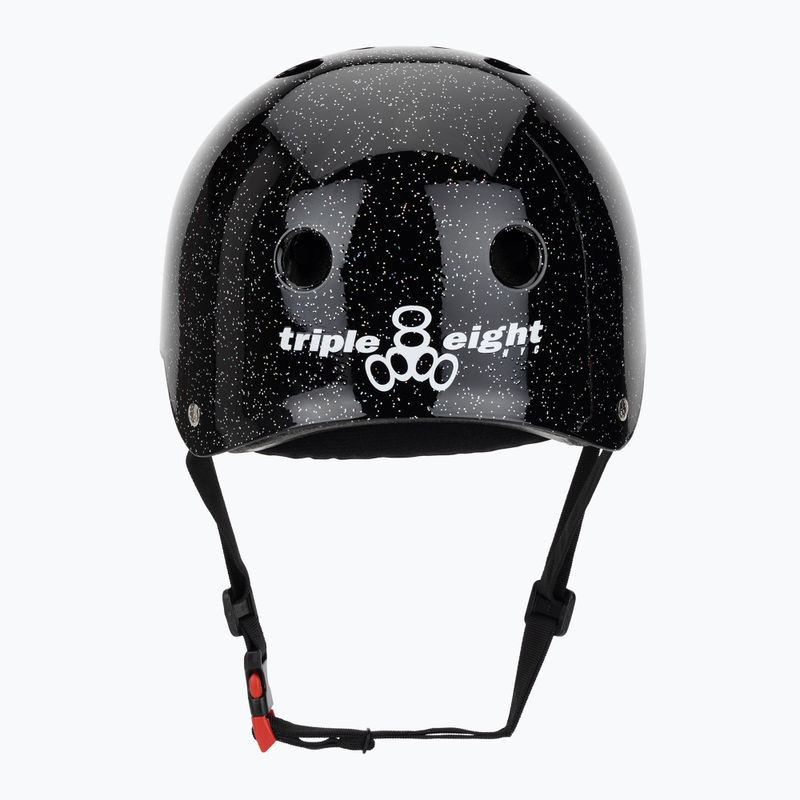 Cască Triple Eight The Certified Sweatsaver black glitter 4