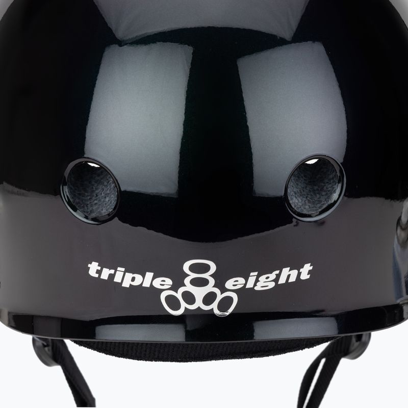 Cască Triple Eight Deep Cover Barbie Skates purple/green 8