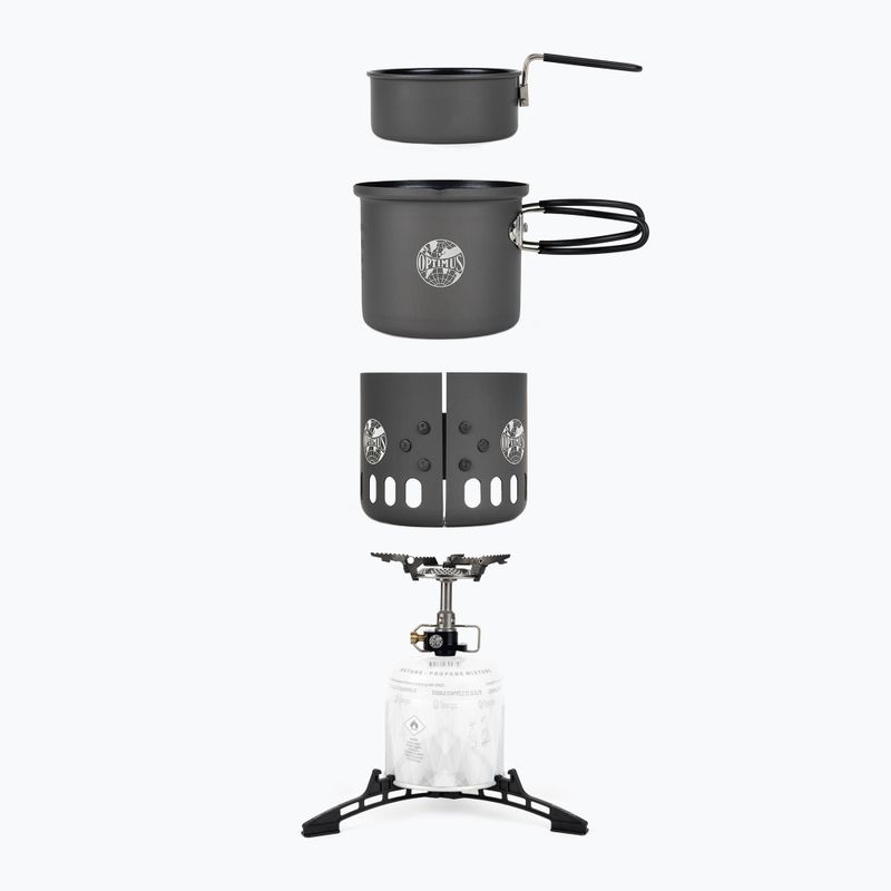 Aragaz turistic Optimus Elektra Black Edition negru 8021087