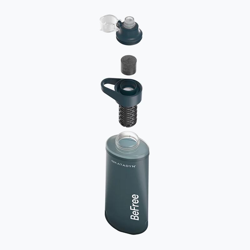 Sticlă turistică cu filtru Katadyn BeFree Filter AC 500 ml slate blue 5