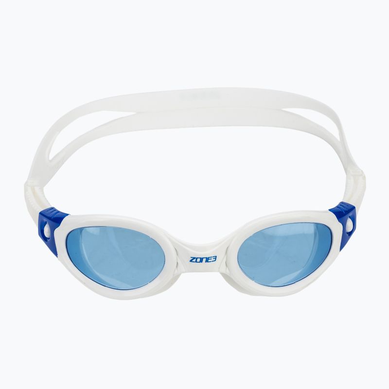 Ochelari de înot ZONE3 Apollo Swim white/blue/tinted blue 2