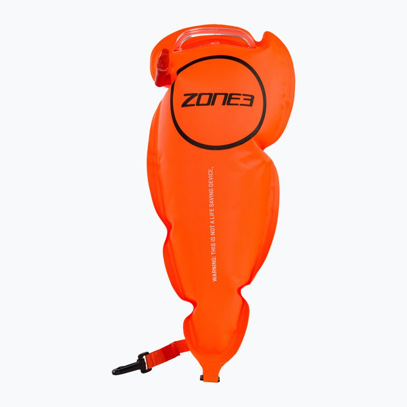 Baliza de siguranță ZONE3 Swim Safety Belt With Tow Float Pouch hi-vis orange 3