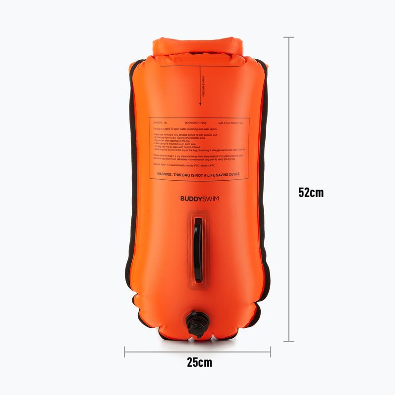 Geamandură BuddySwim CSW Dry Bag 28 l orange 3