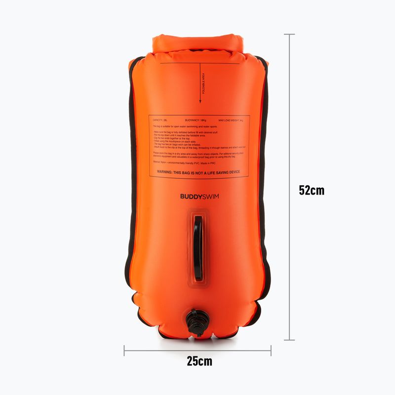 Geamandură BuddySwim LLS Dry Bag 28 l orange 3