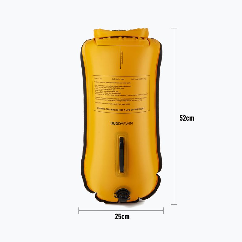 Geamandură BuddySwim CSW Dry Bag 28 l yellow 3