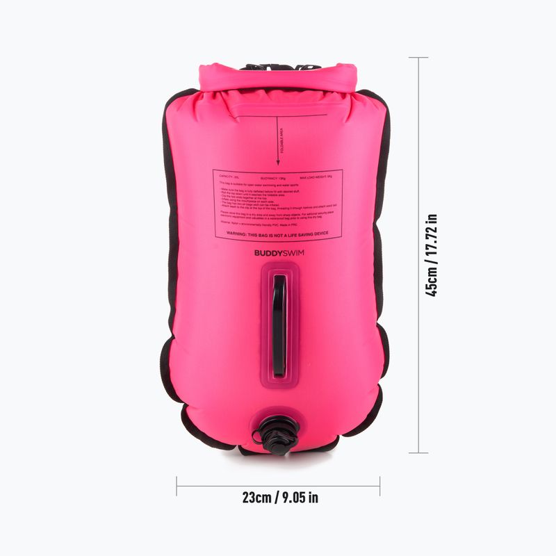 Geamandură BuddySwim CSW Dry Bag 20 l pink 3