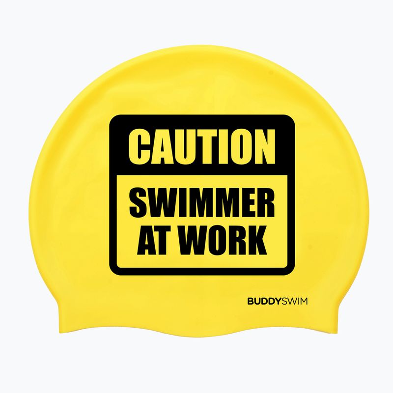 Cască de înot  BuddySwim CSW Silicone yellow