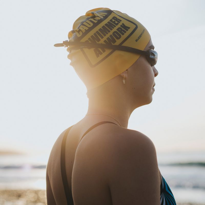 Cască de înot  BuddySwim CSW Silicone yellow 3
