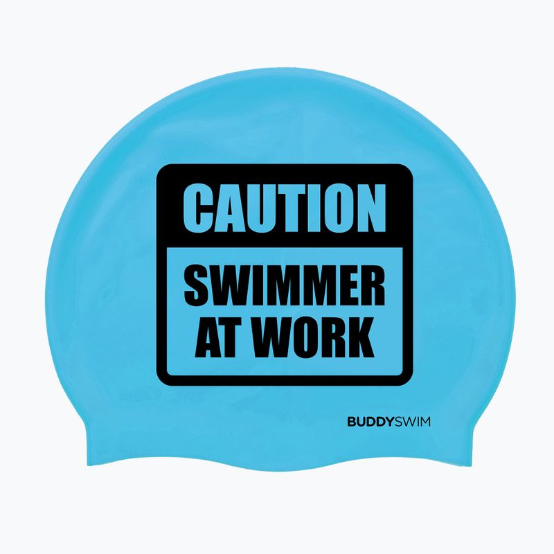 Cască de înot BuddySwim CSW Silicone blue