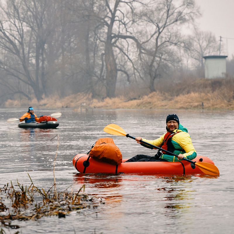 Deschideți ponton Pinpack Packraft Packraft Compact roșu 9