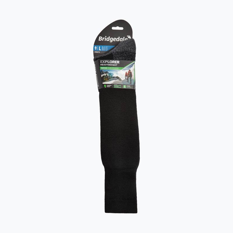 Șosete pentru bărbați Bridgedale Heavyweight Performance Knee black 4