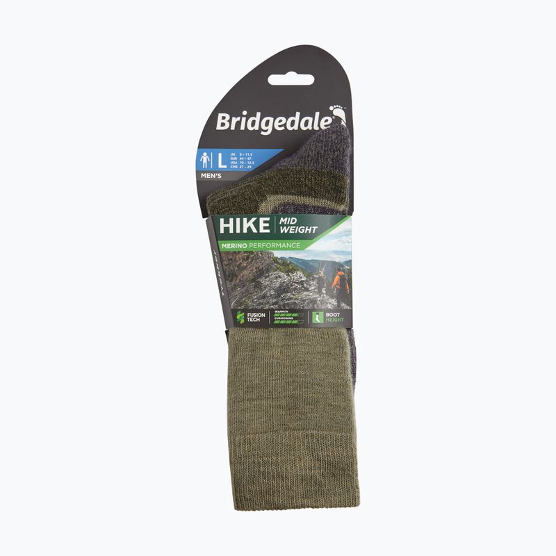 Șosete pentru bărbați Bridgedale Heavyweight Performance Boot Original green 11