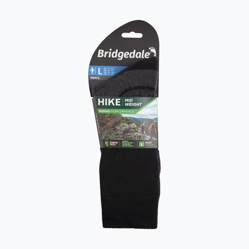 Șosete pentru bărbați Bridgedale Heavyweight Performance Boot Original black 4