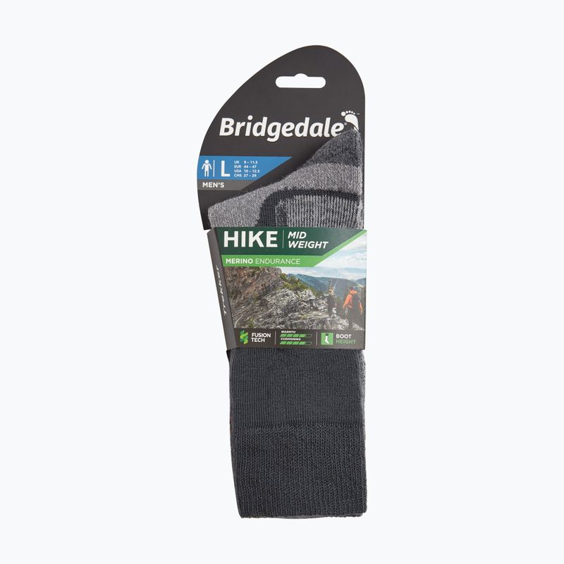Șosete pentru bărbați Bridgedale Heavyweight Performance Boot Original gunmetal 4