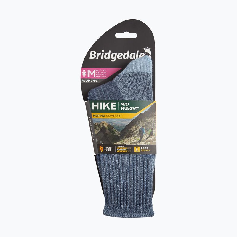 Șosete pentru femei Bridgedale Midweight Merino Comfort Boot Original blue 4
