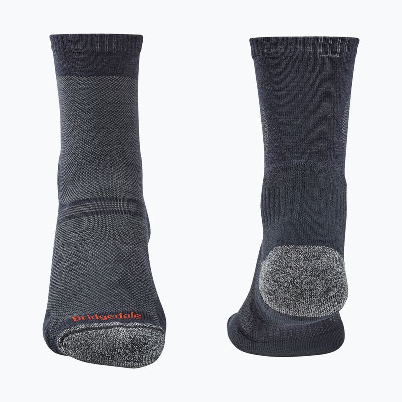 Șosete de trekking pentru bărbați Bridgedale Hike Ultralight Performance Crew navy 2