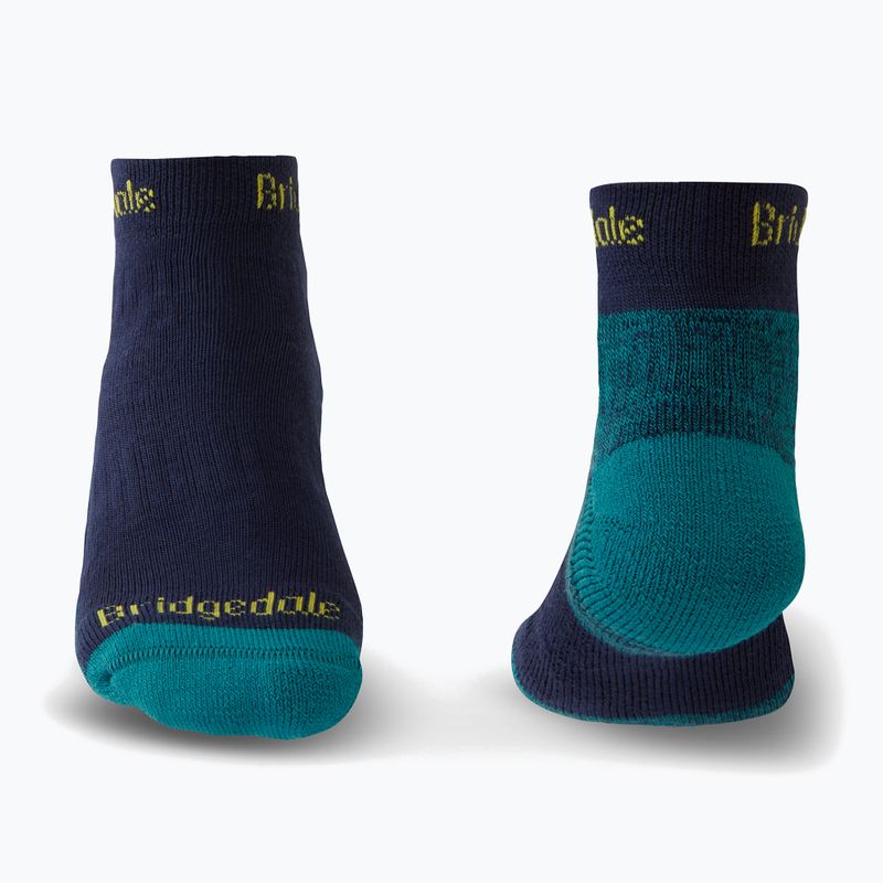 Șosete pentru bărbați Bridgedale Hike Lightweight Performance Ankle petrol/navy 2