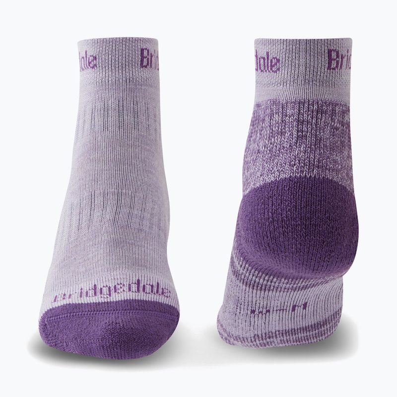 Șosete pentru femei Bridgedale Hike Lightweight Performance Ankle heather/damson 2