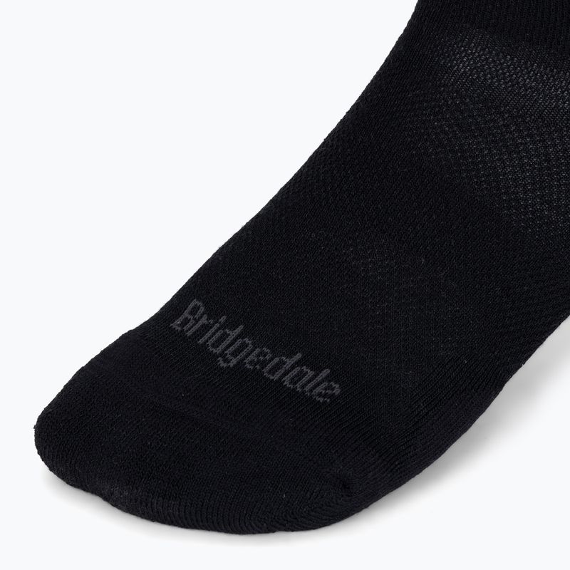 Șosete de trekking pentru bărbați Bridgedale Hike Ultralight Performance Ankle black/grey 3