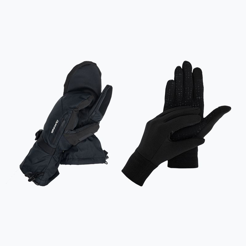Mănuși de snowboard pentru femei Dakine Sequoia Gore-Tex Mitt Black D10003174 Mănuși de snowboard Black D10003174