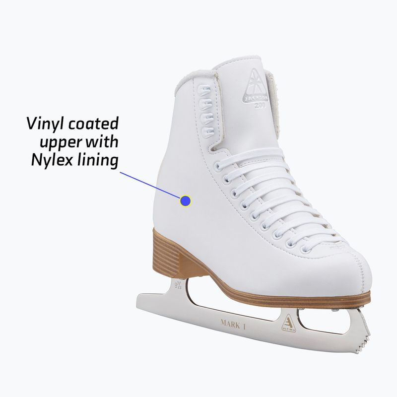 Patine artistice pentru femei Jackson Classic 200 Ultima Mark I Blade white 9