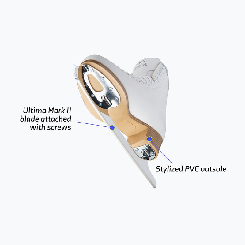 Patine artistice pentru femei Jackson Classic 500 Ultima Mark I Blade white 11