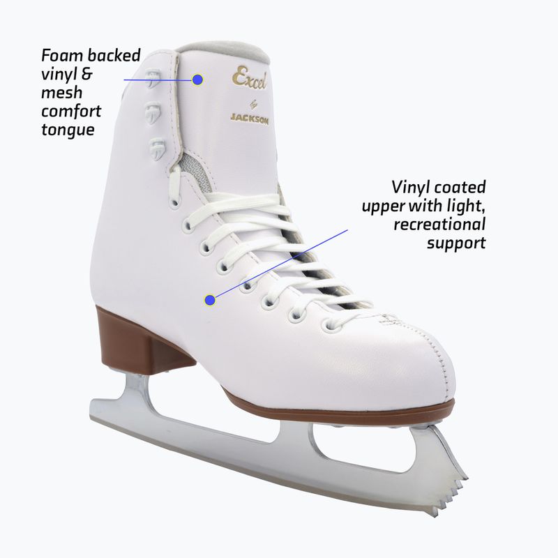 Patine artistice pentru femei Jackson Excel Mark II Blade white 10