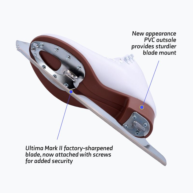 Patine artistice pentru femei Jackson Excel Mark II Blade white 12