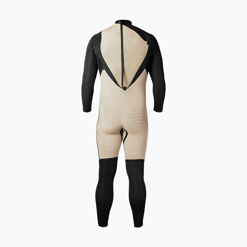 Costum de înot pentru bărbați Xcel Comp 4/3 mm Back Zip Full black 5