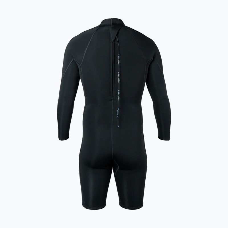 Costum de înot pentru bărbați Xcel Axis Back Zip Spring 2 mm LS black 2