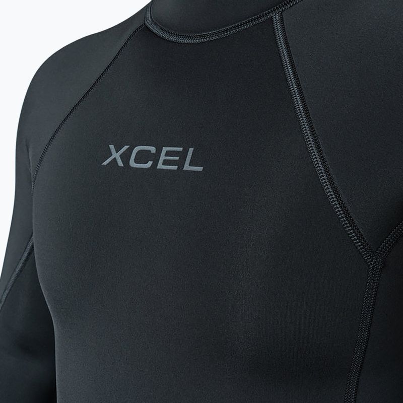 Costum de înot pentru bărbați Xcel Axis Back Zip Spring 2 mm LS black 6