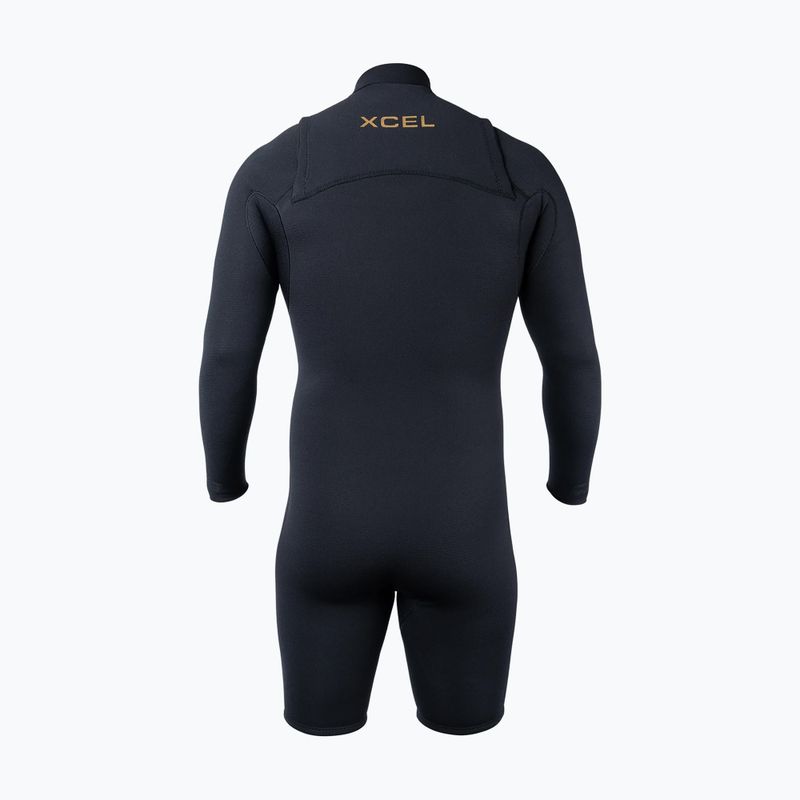 Costum de înot pentru bărbați Xcel Comp+ Spring 2/1,5 mm LS black 2