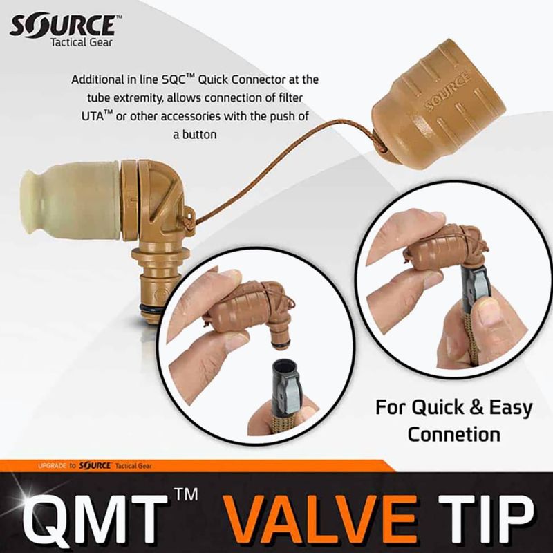 Muștiuc pentru rezervor Source Tactical Helix Valve coyote 3