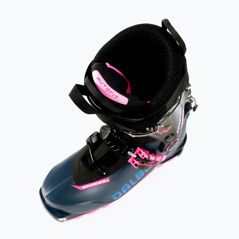 Ghete de schi pentru femei Dalbello Quantum Free W albastru închis/ roz fluo 4
