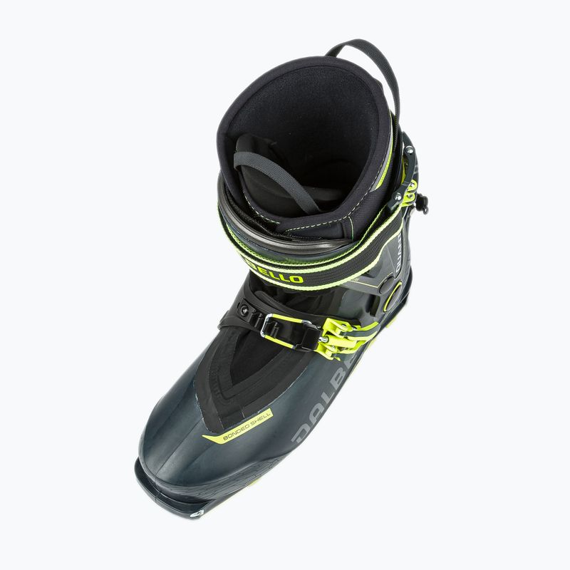 Bocanci de schi Dalbello Quantum Evo pentru bărbați albastru închis/galben fluo 4