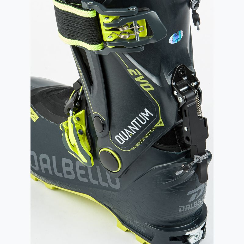 Bocanci de schi Dalbello Quantum Evo pentru bărbați albastru închis/galben fluo 5