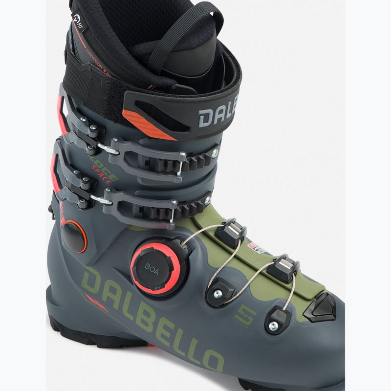 Încălțăminte de schi pentru bărbați Dalbello Veloce Space 110 anthracite/kelp green 13