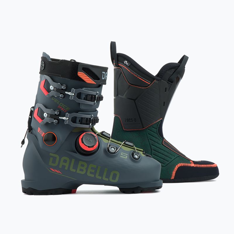 Încălțăminte de schi pentru bărbați Dalbello Veloce Space 110 anthracite/kelp green 15