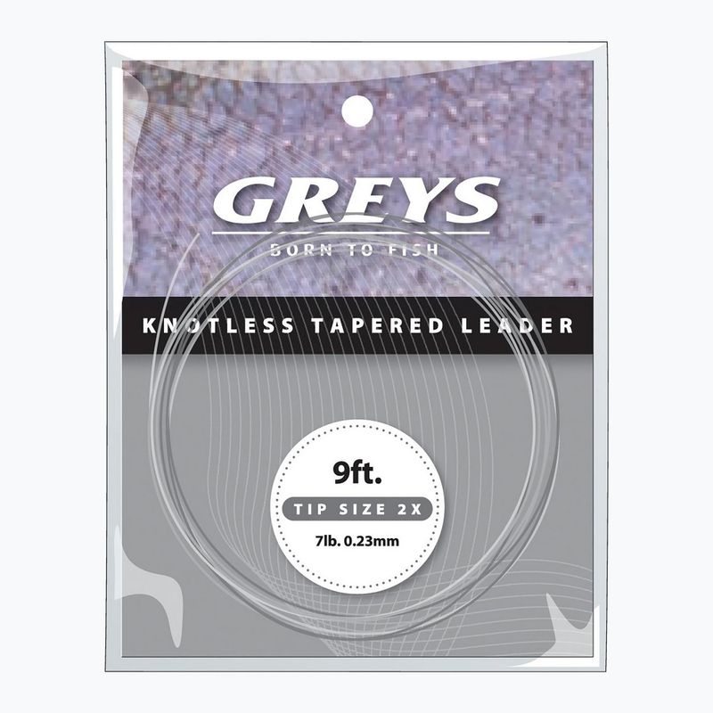 Greys Greylon Knotless Knotless Tapered Leader lider de spinning lider clar 1326005