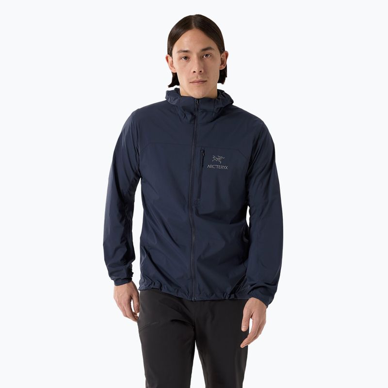 Geacă de vânt pentru bărbați Arc'teryx Squamish Hoody black sapphire