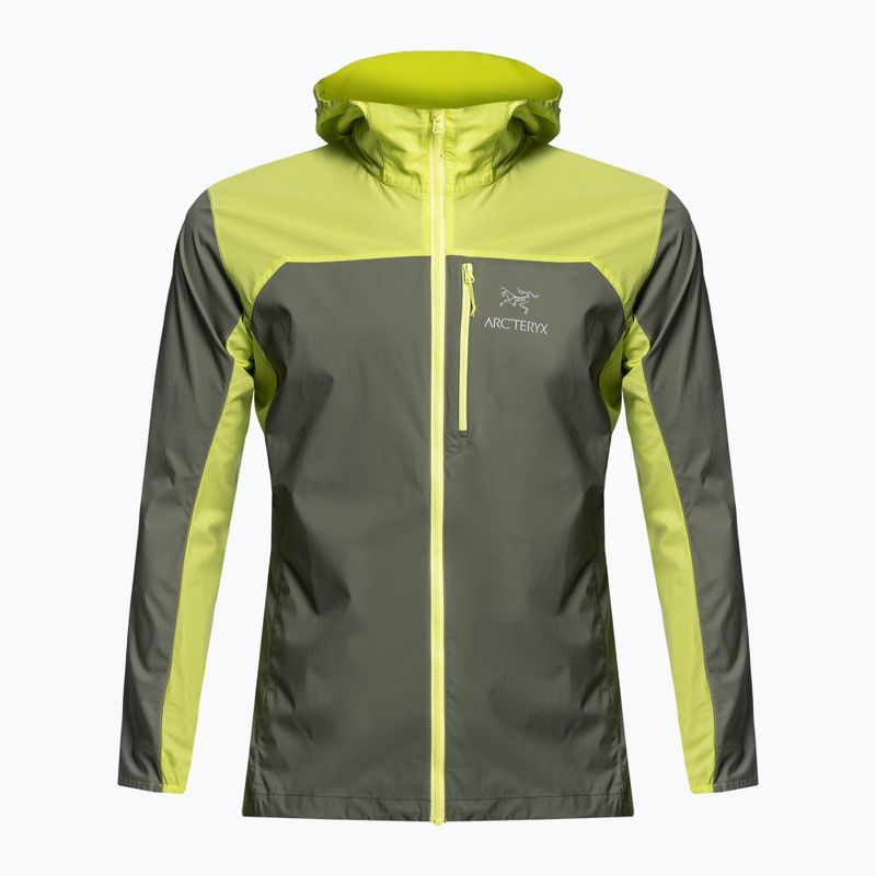 Arc'teryx Squamish Hoody geacă de vânt pentru bărbați verde/galben X000007411011