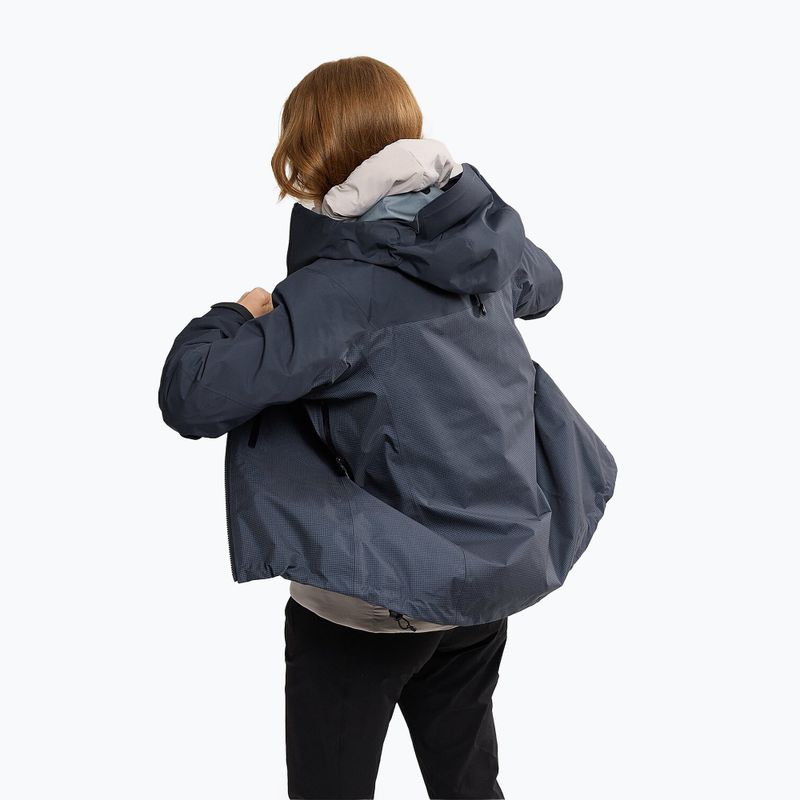Jachetă de ploaie pentru femei Arcteryx Alpha black sappire pentru femei 3